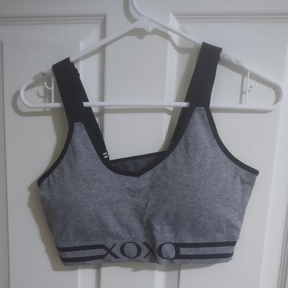 XOXO Grey 2XL Sports Bra